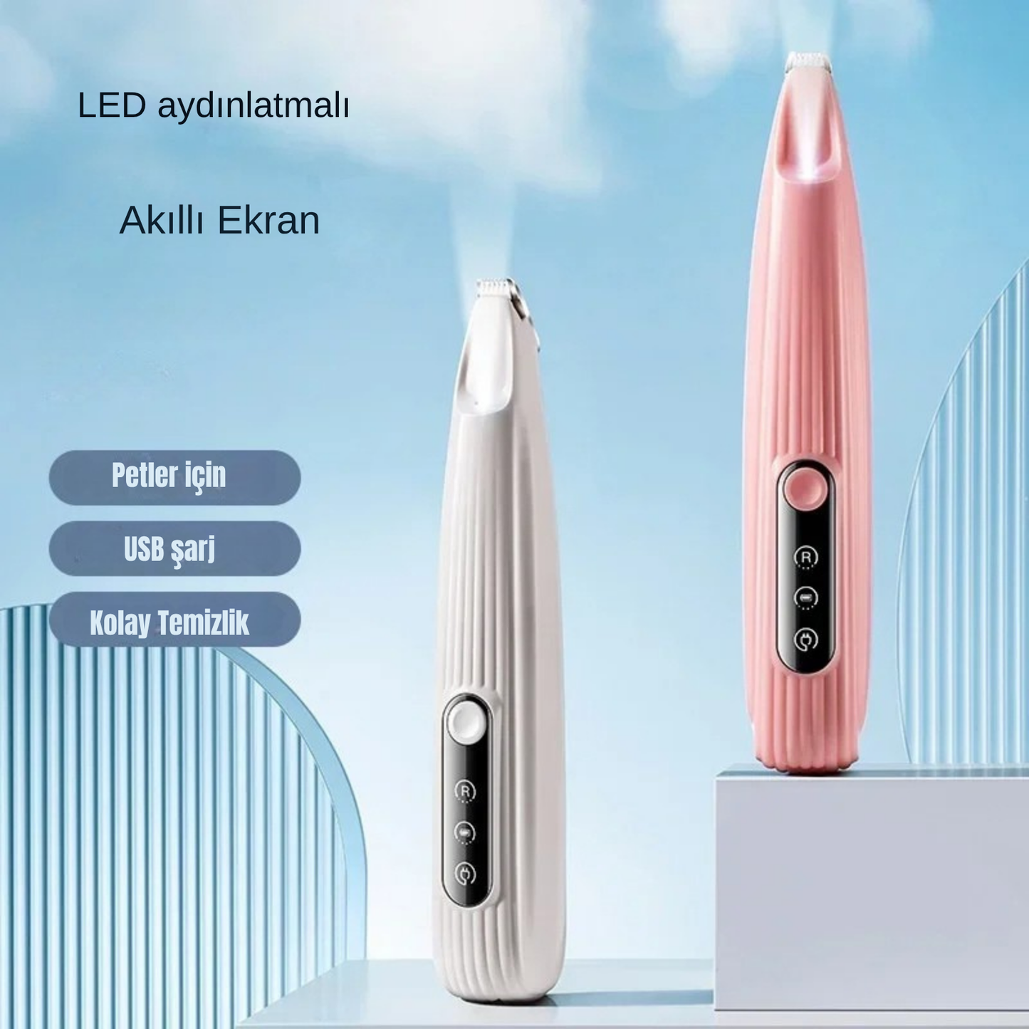LED Işıklı Pet Pati Tıraş Makinasi