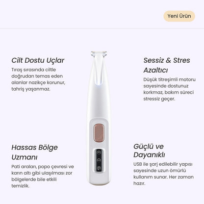 LED Işıklı Pet Pati Tıraş Makinasi